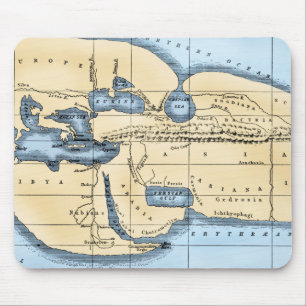 WELTKARTE: ERATOSTHENES MOUSEPAD