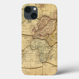 Weltkarte für Mercators Projection iPhone 13 Hülle