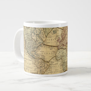 Weltkarte für Mercators Projection Jumbo-Tasse