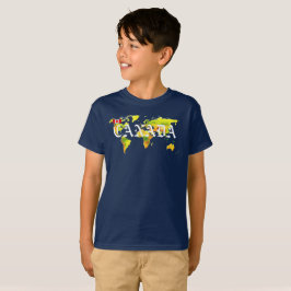 WELTKARTE KANADA T-Shirt