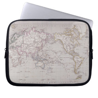 Weltkarte Laptopschutzhülle