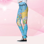 Weltkarte Leggings IHR NAME Yoga Pants S to XL<br><div class="desc">Sie haben Orte got,  um zu gehen und Leute zu sehen! Fügen Sie Ihren Namen und Ihr Datum mit den einfachen Vorlagen hinzu.</div>