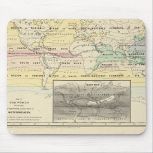 Weltkarte Mousepad