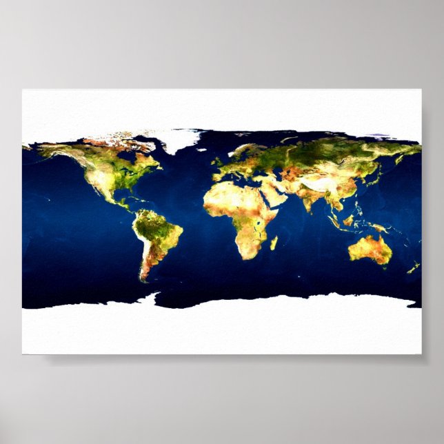 Weltkarte Poster (Vorne)