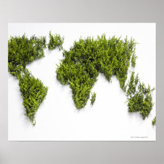 Weltkarte Poster