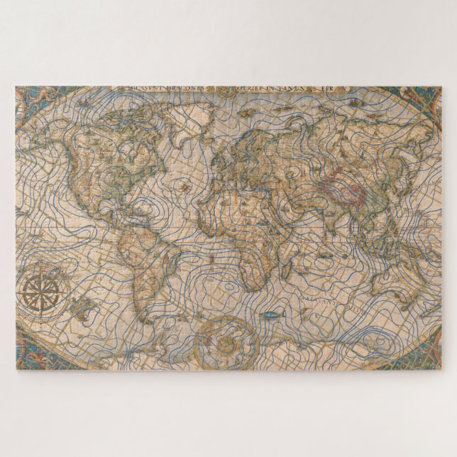 Weltkarte Puzzle (Horizontal)