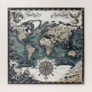 Weltkarte Puzzle