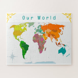 Weltkarte puzzle