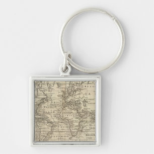 Weltkarte Schlüsselanhänger