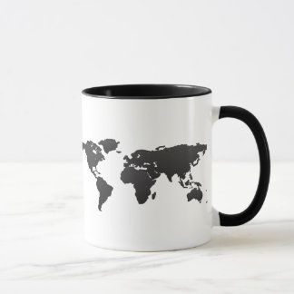 Weltkarte Tasse