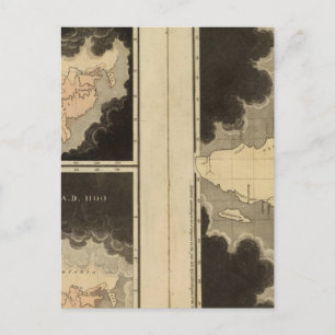 Weltkarten Postkarte