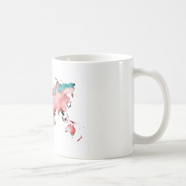 Weltkarten-Tasse Tasse (Rechts)