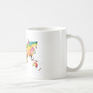 Weltkarten-Tasse Tasse