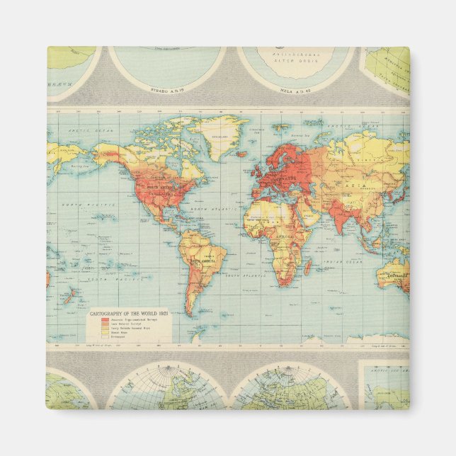 Weltkartierung Magnet (Vorne)