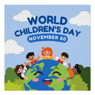 Weltkindertag 20. November Poster