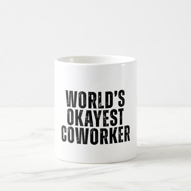 Weltklasse Coworker Funny Kaffeetasse (Mittel)
