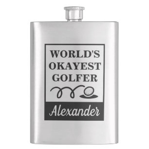 Weltklasse Golfer-lustiges Golfer-Geschenk Flachmann