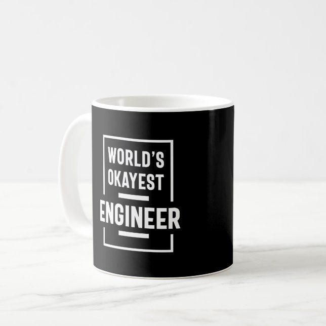 Weltklasse-Ingenieur Kaffeetasse (Vorderseite Links)