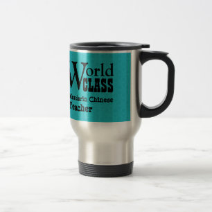 Weltklasse MANDARIN-CHINESISCH-LEHRER Aqua V3V Reisebecher