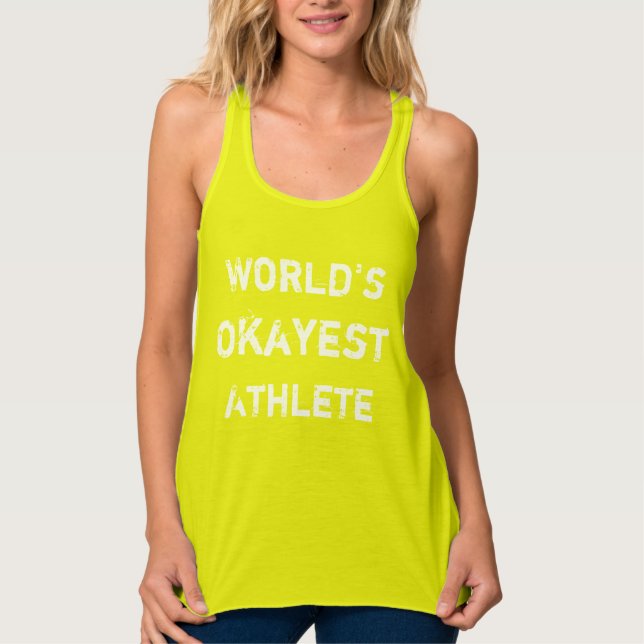 Weltklasse Sportler Tank Top (Vorderseite)
