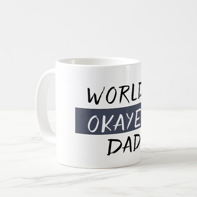 Weltklasse Vater Funny Kaffeetasse (Vorderseite Links)