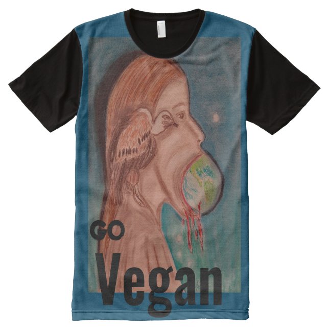 Weltkonsum T-Shirt Mit Bedruckbarer Vorderseite (Vorderseite)