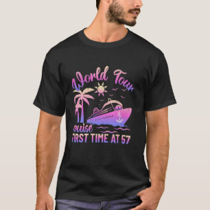 Weltkreuzfahrt mit 57 Weltreise - Weltreise T-Shirt
