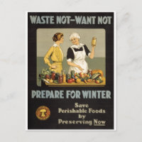 Weltkrieg 1 Poster. Nicht verschwenden, woll nicht