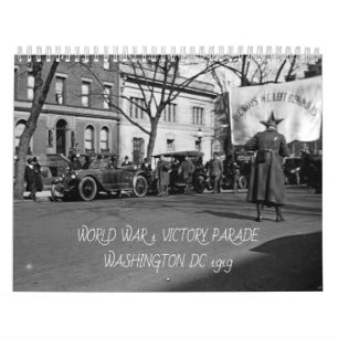 WELTKRIEG 1 SIKTORPARADE UND WASHINGTON DC 1919 KALENDER