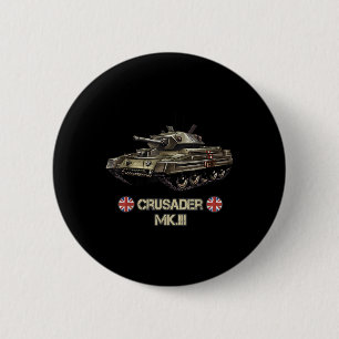 Weltkrieg 2 Britische Armee Tank Kreuzfahrer Mk.3 Button
