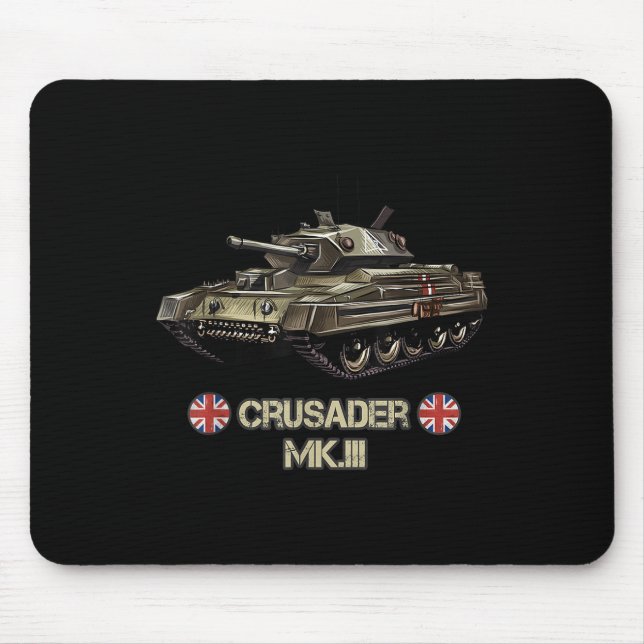Weltkrieg 2 Britische Armee Tank Kreuzfahrer Mk.3  Mousepad (Vorne)