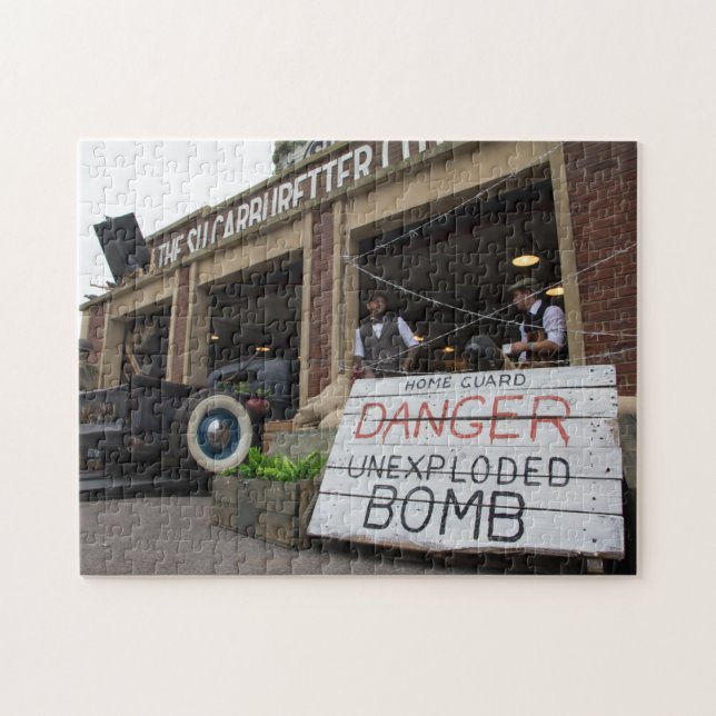 Weltkrieg 2 - der Zuhause-Schutz Puzzle (Horizontal)