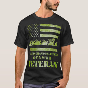 Weltkrieg 2 II 80. Jubiläum Stolz Enkelin T-Shirt