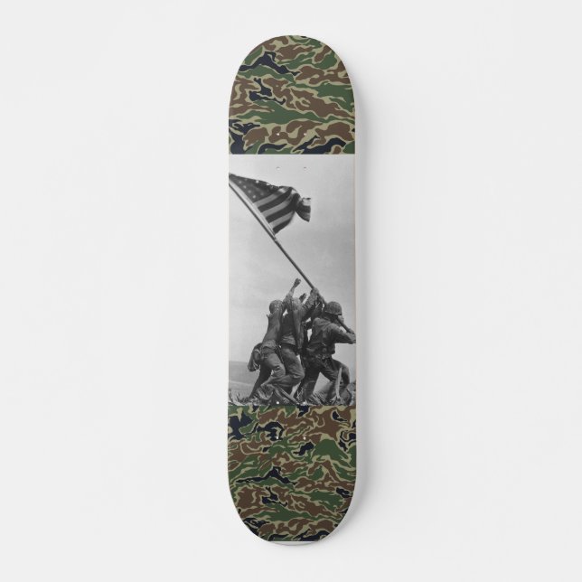 Weltkrieg 2 Iwojima-MarineSkateplattform Skateboard (Vorne)