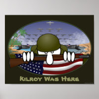 Weltkrieg 2 Kilroy Poster 1