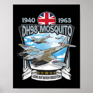 Weltkrieg 2 Vereinigtes Königreich Dh.98 Moskito F Poster