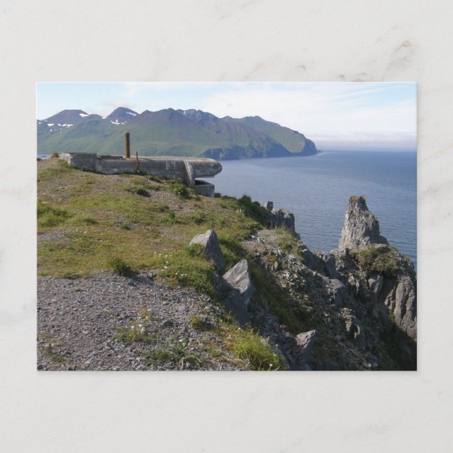 Weltkrieg Aussichtsbunker in Fort Swatzka Postkarte (Vorderseite)