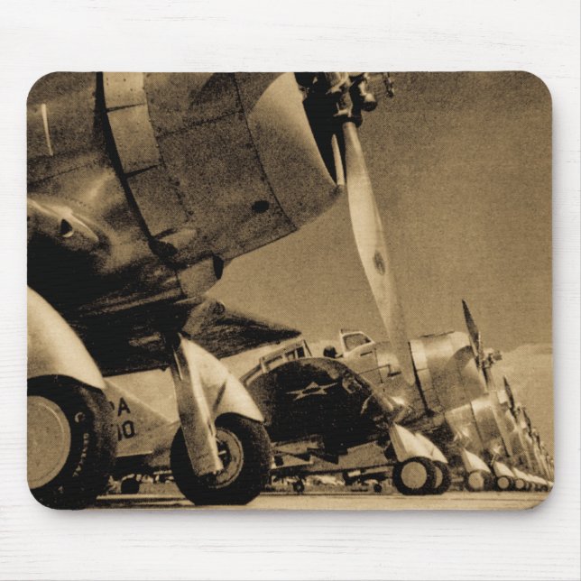 Weltkrieg-Flugzeug-Douglas SBD Dauntlesses Mousepad (Vorne)
