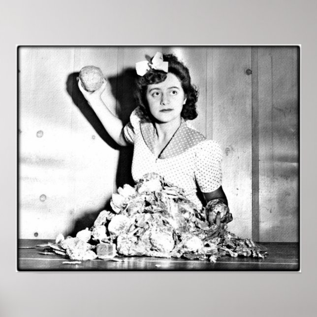 Weltkrieg Frauen auf dem Poster zu Hause/Krieg (Vorne)