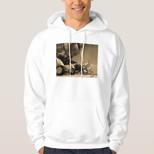 Weltkrieg-Kämpfer-Douglas SBD Dauntlesses Hoodie (Vorderseite)
