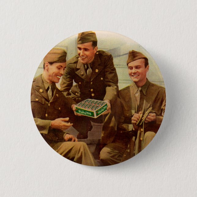 Weltkrieg-Lötgeräte der 1940er Jahre mit Süßigkeit Button (Vorderseite)