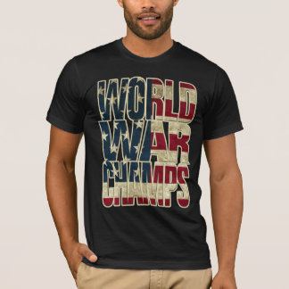 Weltkrieg-Meister - USA-Flagge T-Shirt