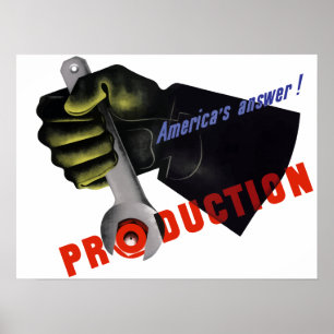 Weltkrieg-Produktion Poster