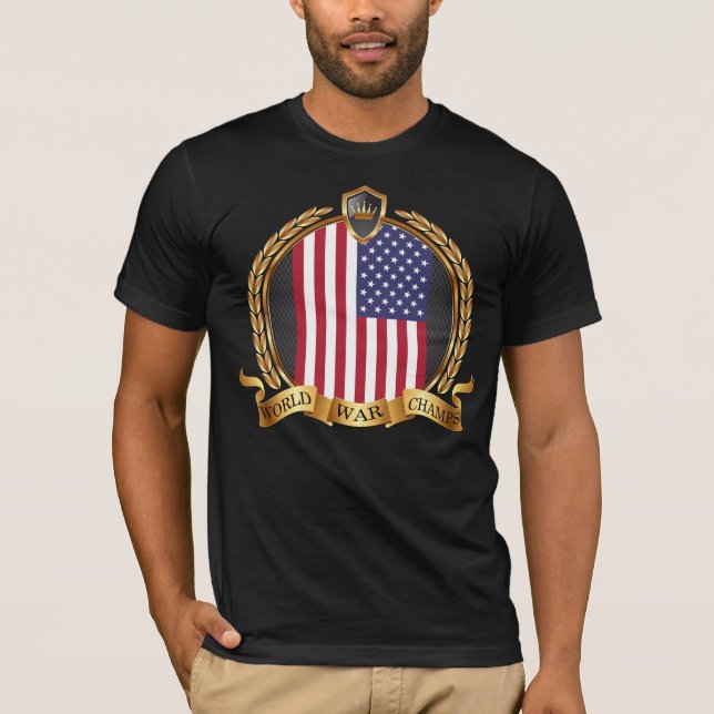 Weltkrieg verficht Siegel T-Shirt (Vorderseite)