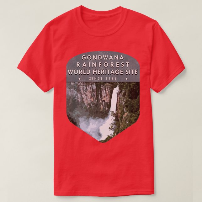 Weltkulturerbe der Gondwana T-Shirt (Design vorne)