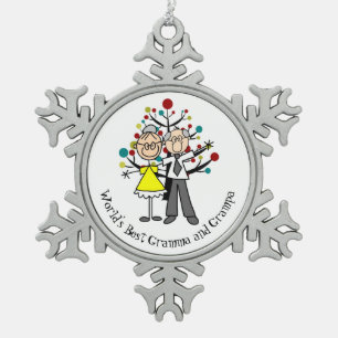 Weltkulturerbe der Unesco Schneeflocken Zinn-Ornament