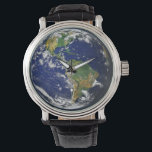 Weltkunst des Planeten Erde Armbanduhr<br><div class="desc">Der Planet Erde,  die Welt,  in der wir alle leben,  ist Kunst der Wissenschaft.</div>