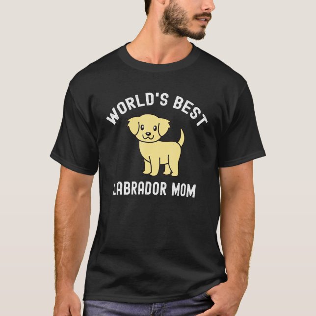 Weltlandhunde mit der besten Labrador-Mama T-Shirt (Vorderseite)