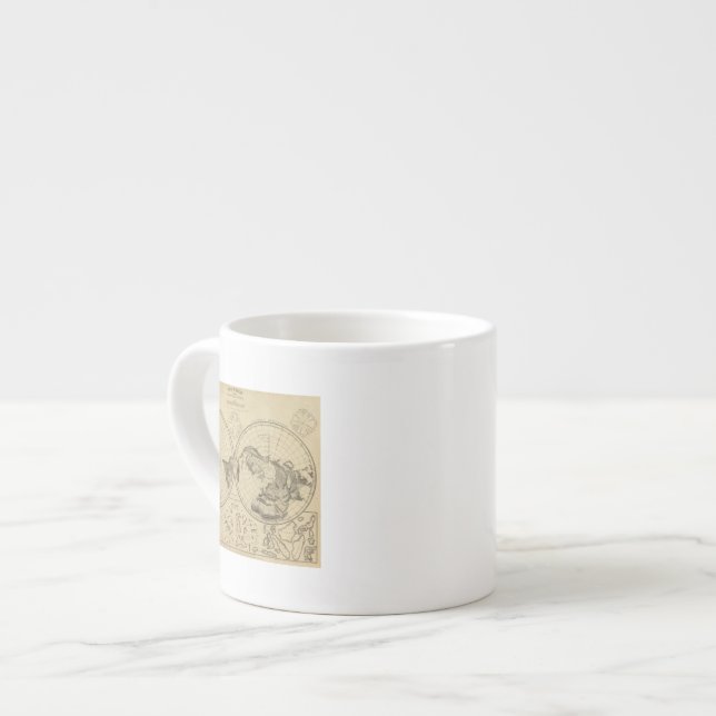 Weltlandoberfläche Espressotasse (Vorderseite Links)