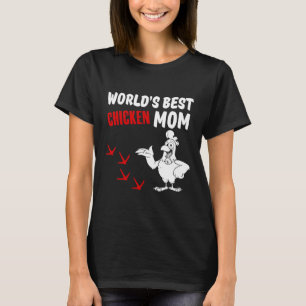 Weltlandschaft Beste HühnerMama T-Shirt